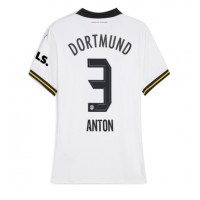 Camiseta Borussia Dortmund Waldemar Anton #3 Tercera Equipación para mujer 2024-25 manga corta